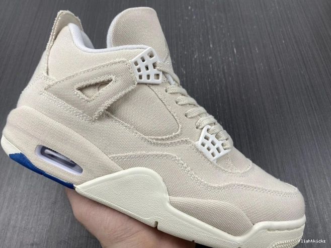 Jordan Retro Blank (W) 4 DQ4909-100 Canvas 1019